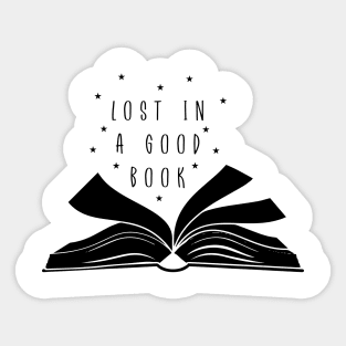 Lost in a Good Book Sticker